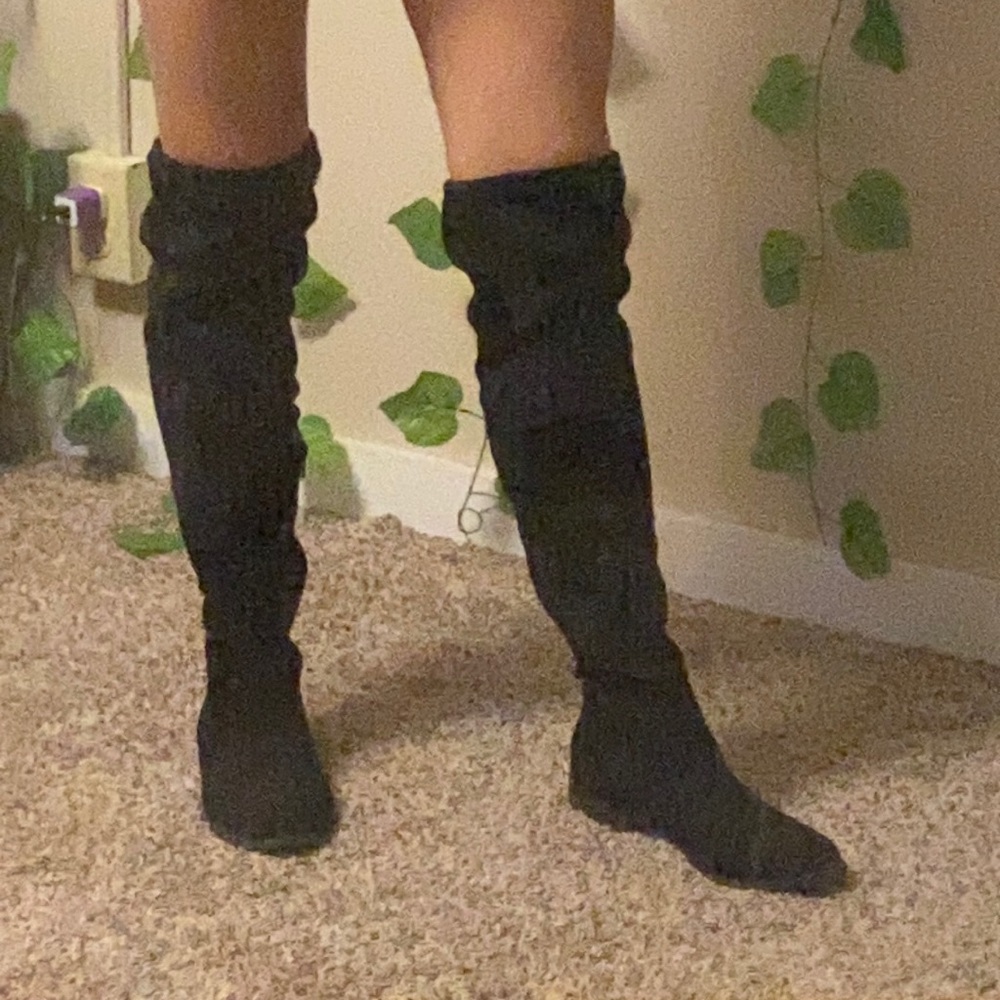 Knee High Suede Boot